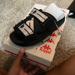 Kappa Monochrome Slide Sandals